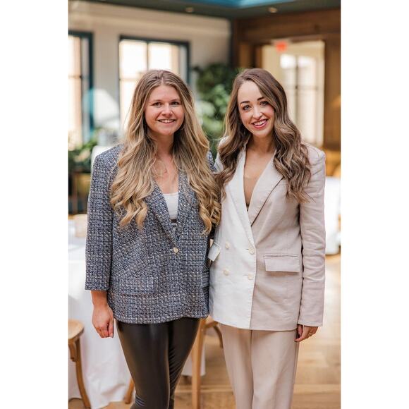 VERONICA BEARD Off-White Tan Two-Toned Braeton Dickey Jacket Blazer Size 8 - Picture 14 of 14